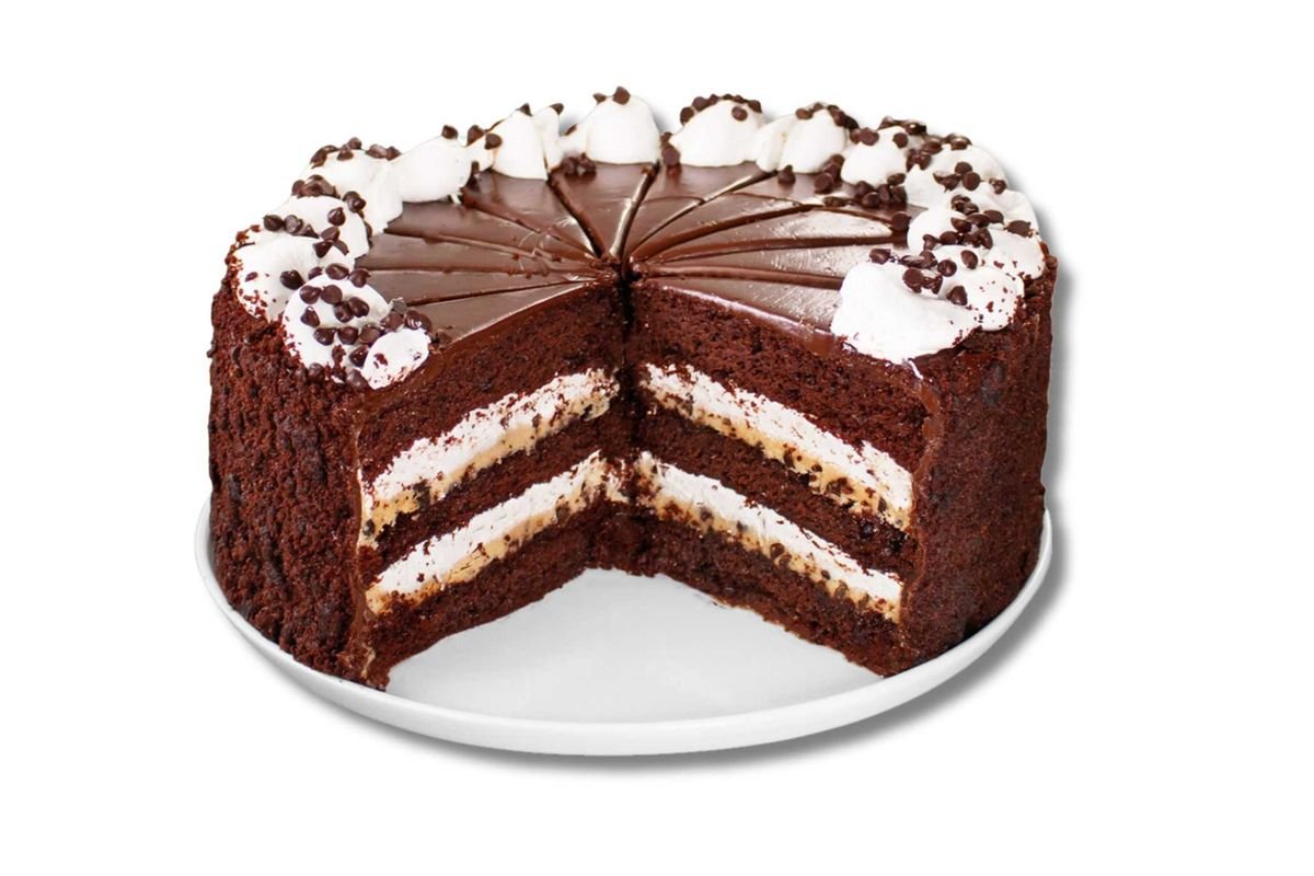 Marshmallow Cookie Dough Cake