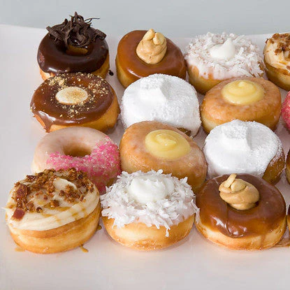 Dozen Three-bite Gourmet Doughnuts
