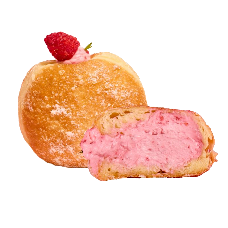 Raspberry Donuts