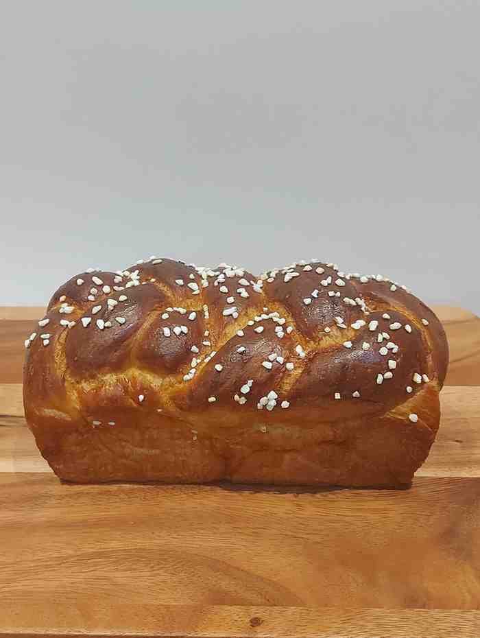 Braided Honey Brioche Loaf