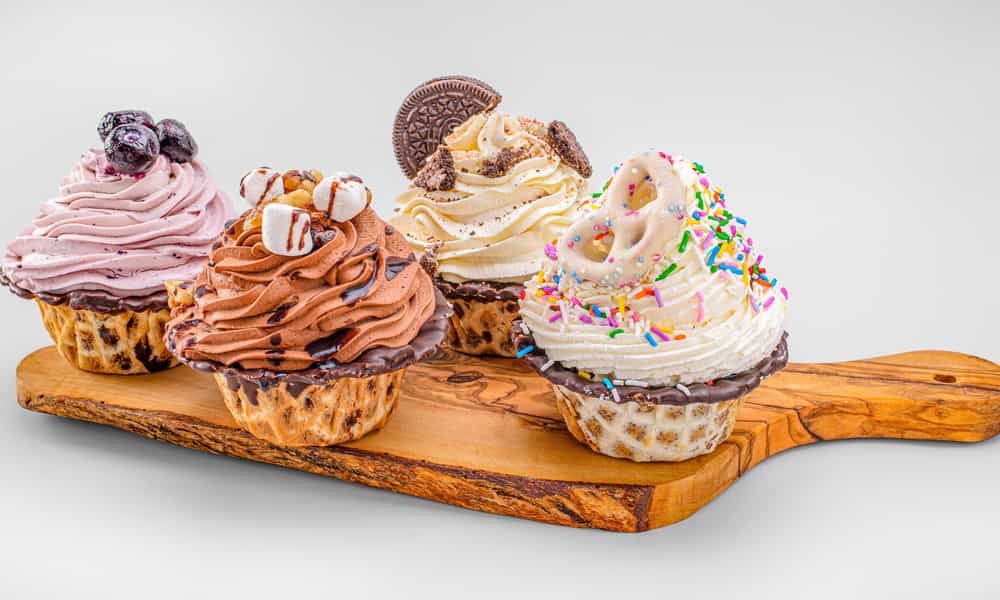 Gourmet Cupcakes (4 Pack One of each Flavour)