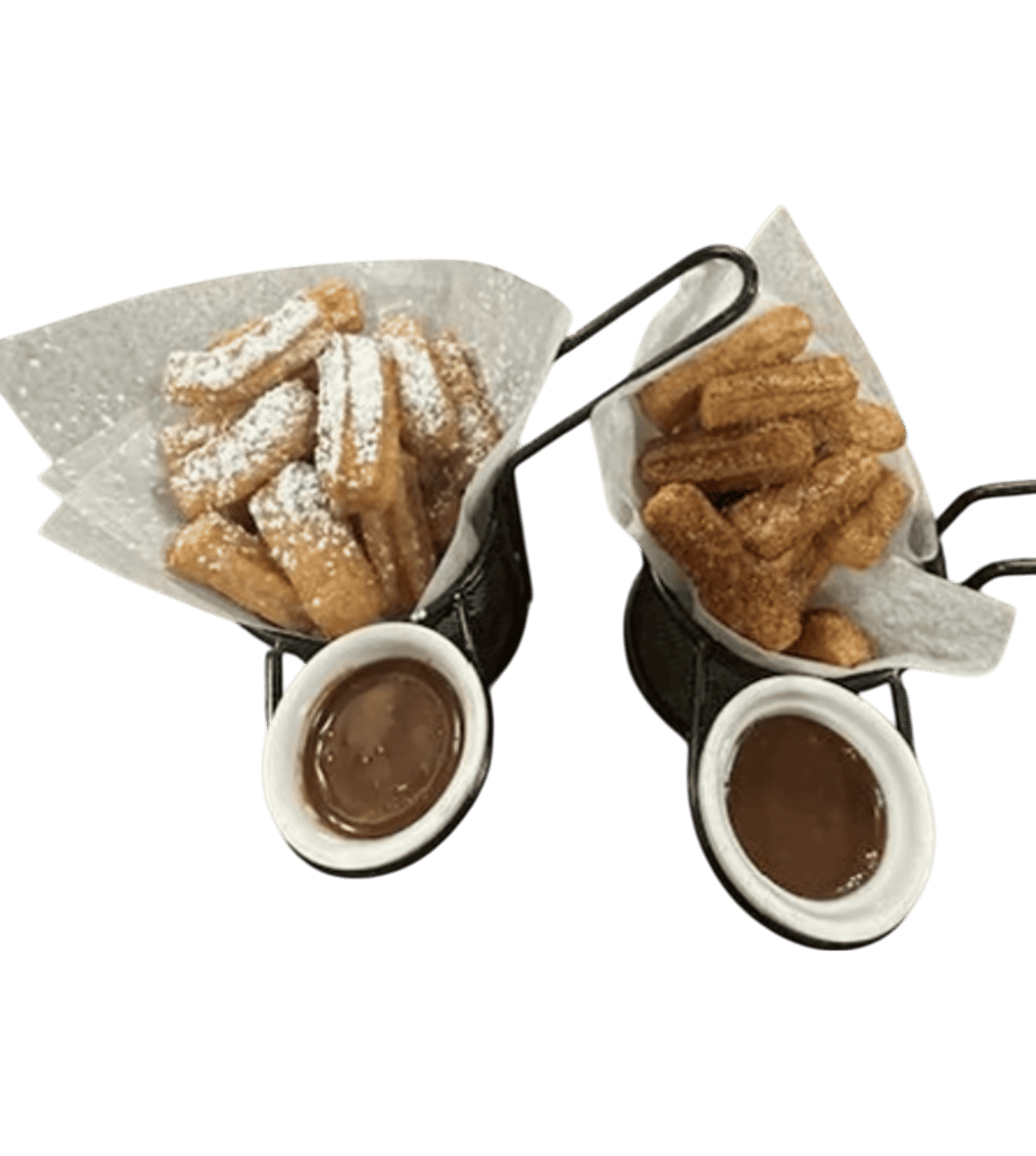 Churritos ( Churro Bites) sprinkled with cinnamon sugar