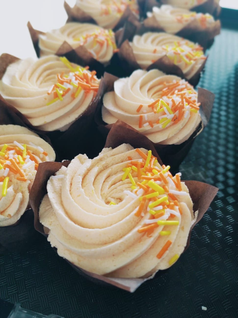 Orange Creamsickle Cupcake