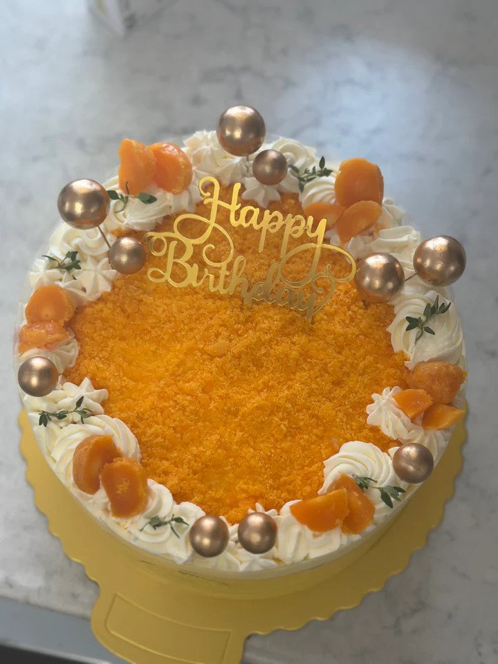 Salted Yolk Birthday Cake