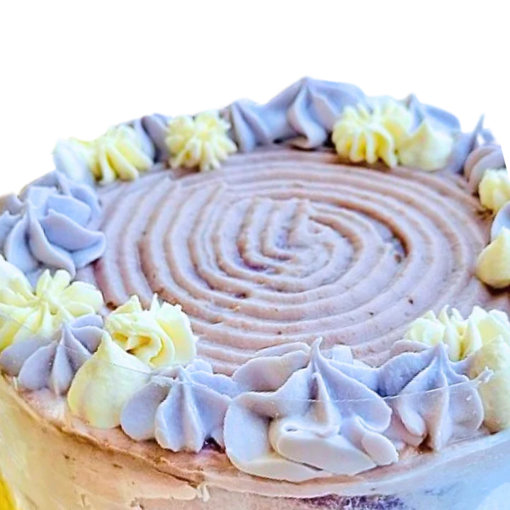 Ube/Taro Birthday Cake