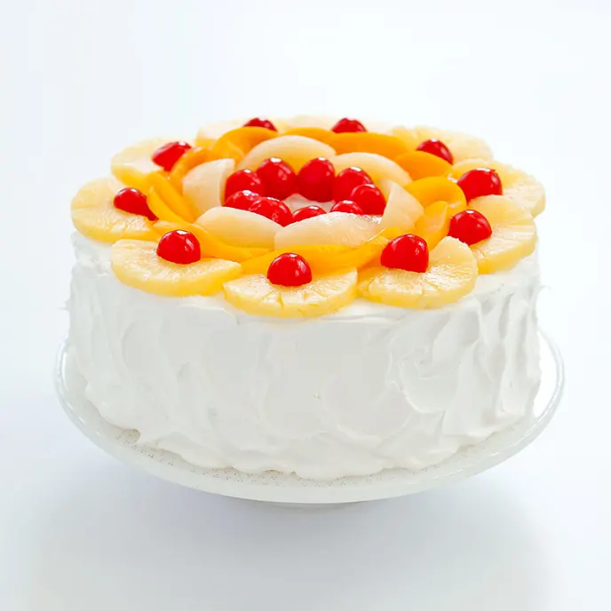 vanilla fruit cocktail cake