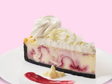 White Chocolate Raspberry Cheesecake