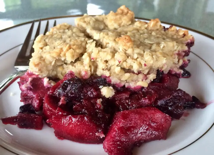 Haskap Crumble