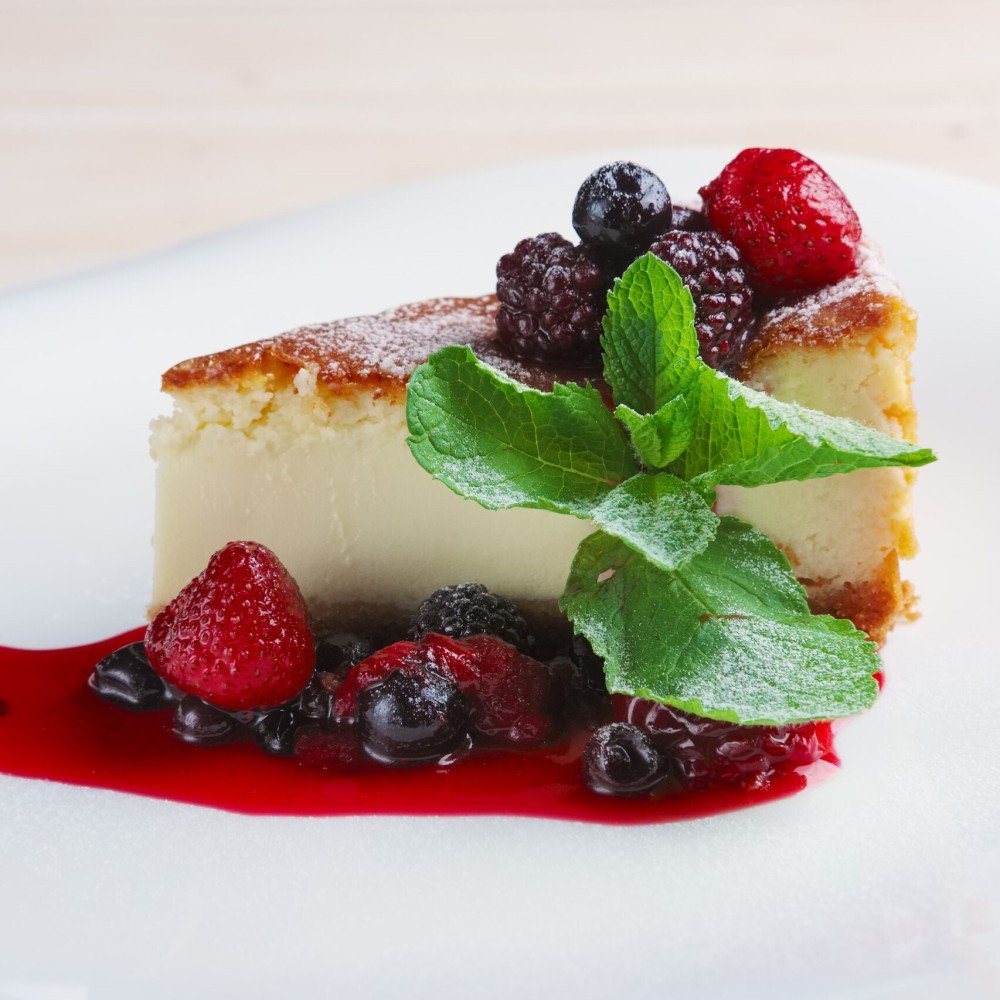 Baked Cheesecake with Berries
