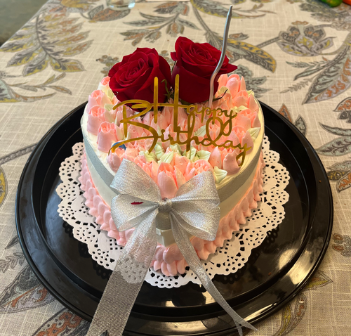 Sweetheart Blossom Cake