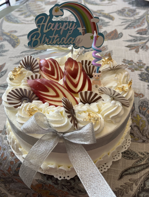 Golden Pinwheel Cake