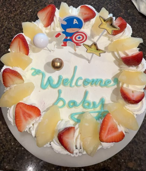 Pineapple Strawberry Cake