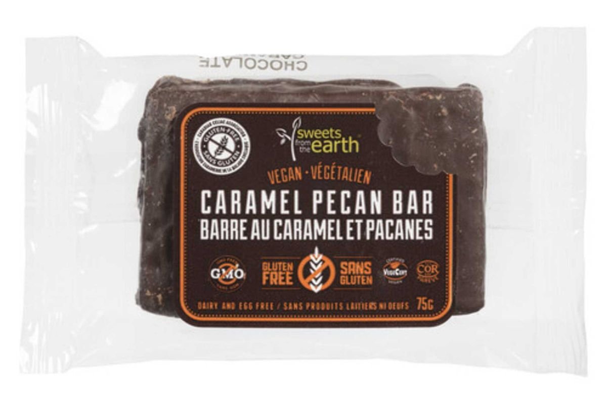 Caramel pecan bar