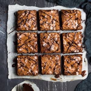White Chocolate Brownie Squares