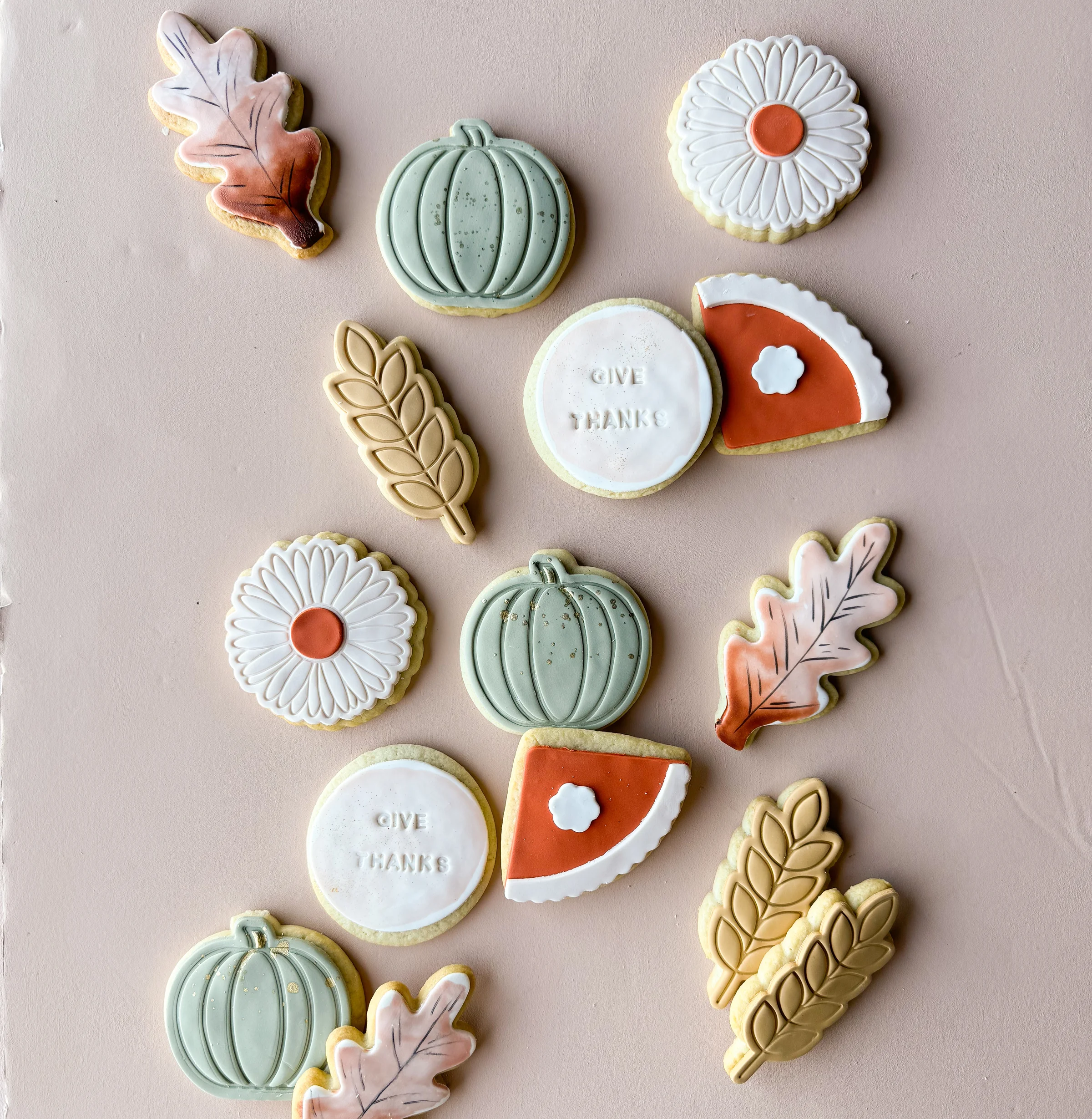 Thanksgiving Sugar Cookies - 6 Pack