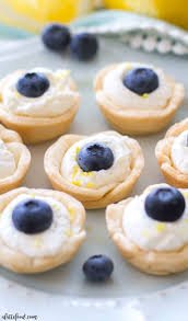 Lemon Blueberry Cream Puffs
