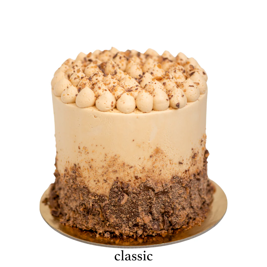 Salted Caramel Skor Cake