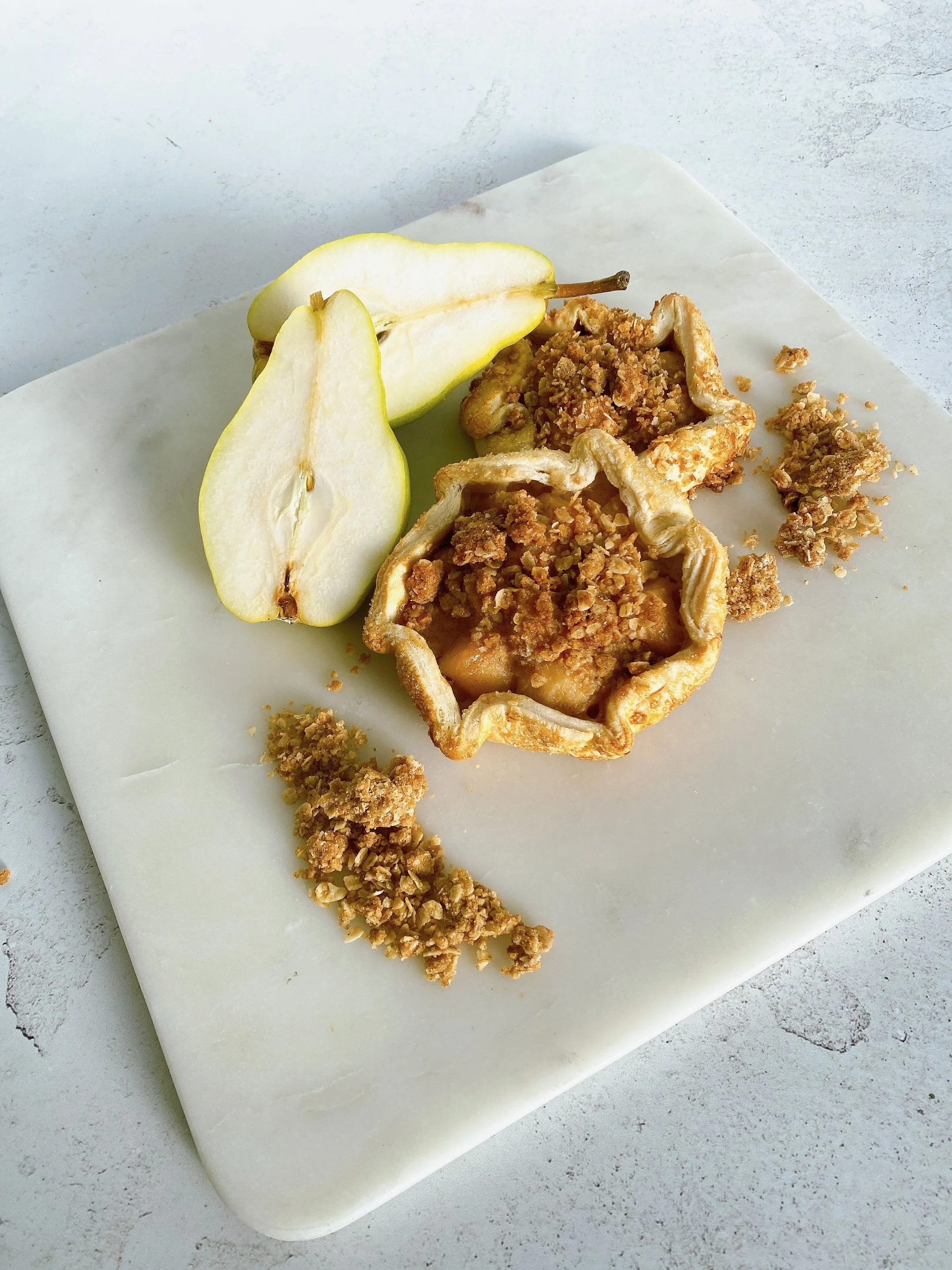 Cardamom Pear Crumble Galettes - Pack of 2