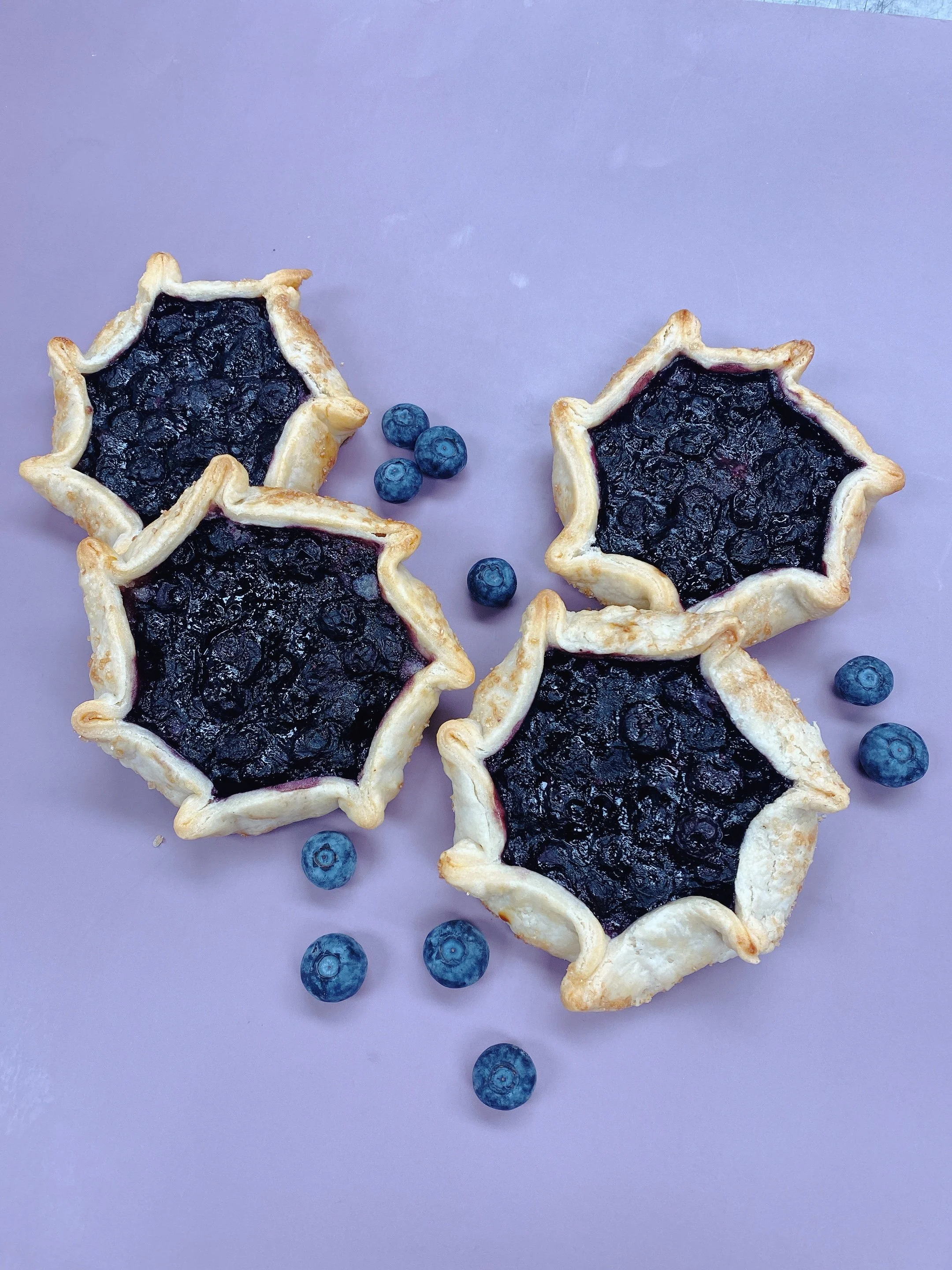 Blueberry Vanilla Galettes