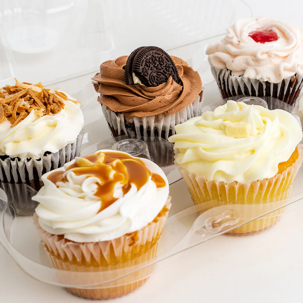 4 pack Cupcakes assorted