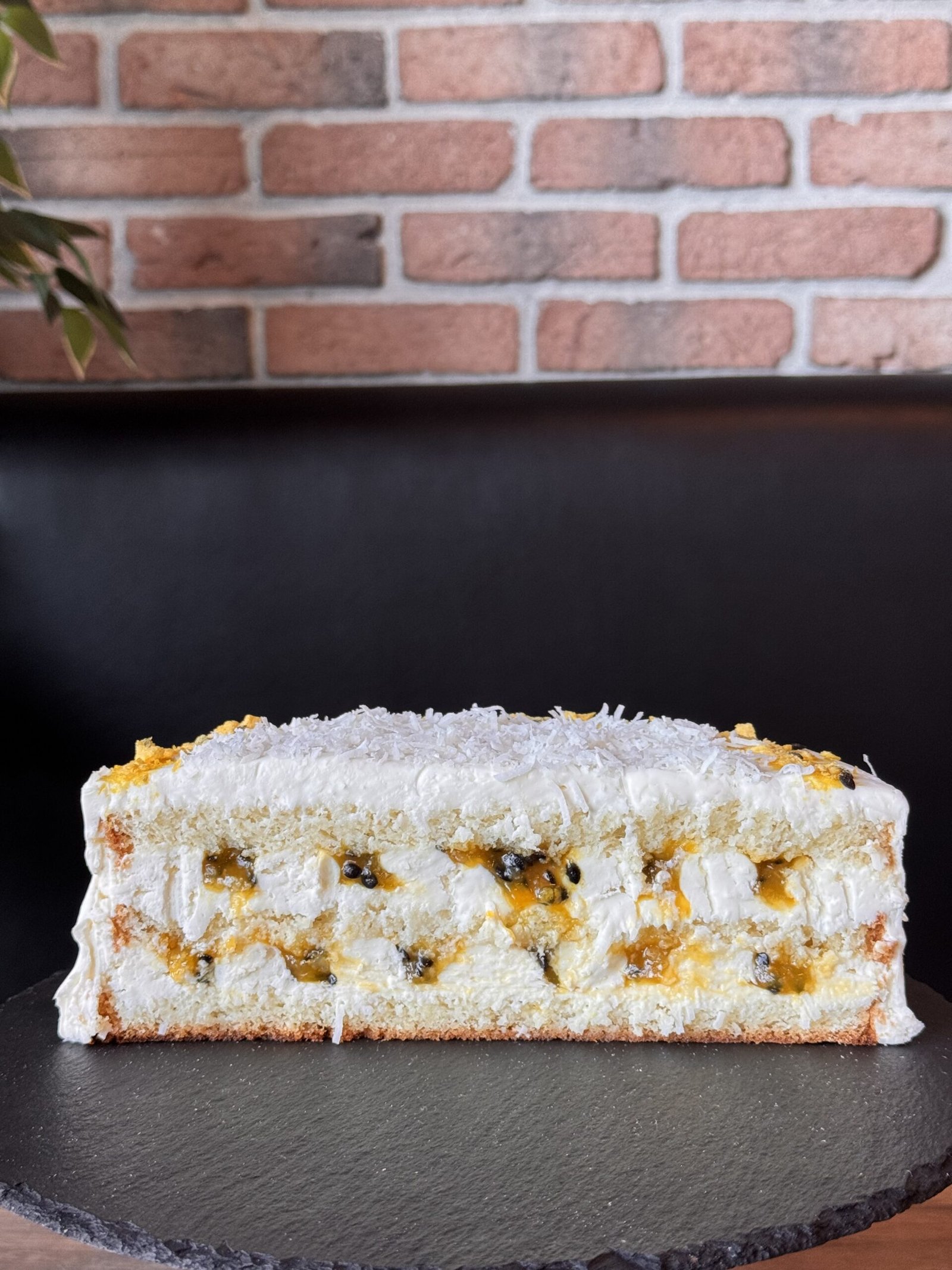 Coconut Passion Fruit Cake