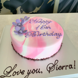 MOUSSE CAKE PINK WAVES