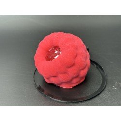 РISTACHIO-LIME-RASPBERRY MOUSSE DESSERT