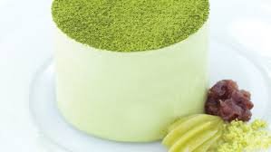 Green Tea Red Beans Mousse 