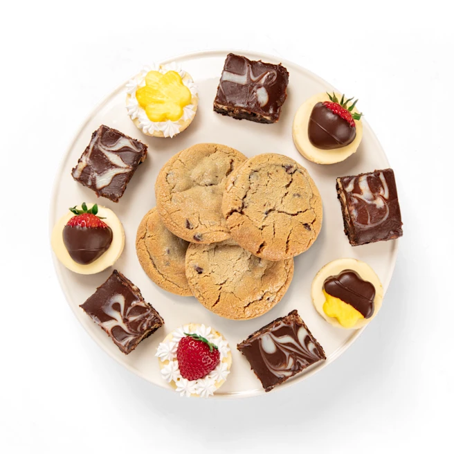 Chocolate, Cheesecake & Cookies Platter