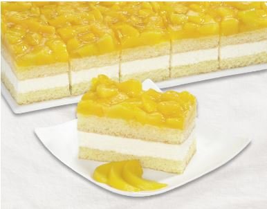 Peach Cream Slice GF RL