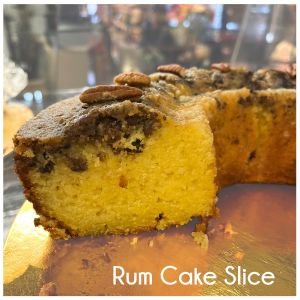 Edelweiss Rum Cake Slice