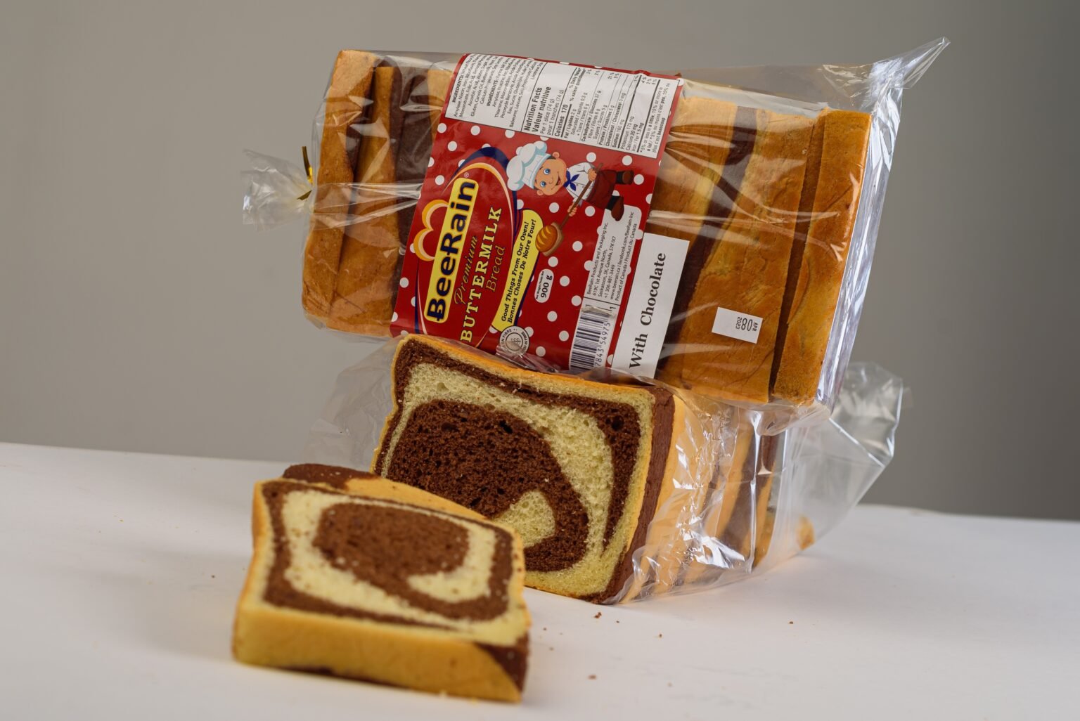 BeeRain Chocolate Swirled Bread