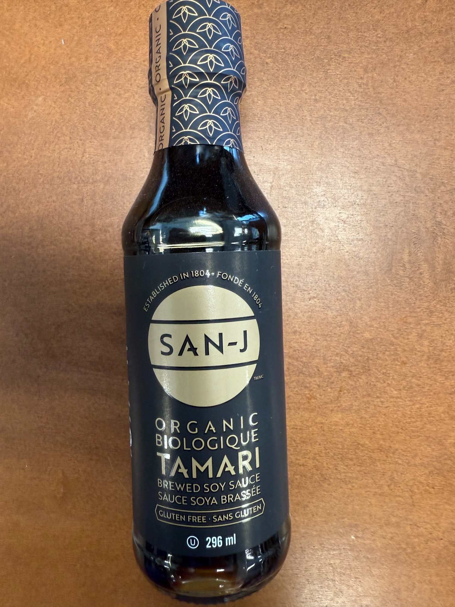 San-J Organic Tamari (Brewed Soy Sauce)