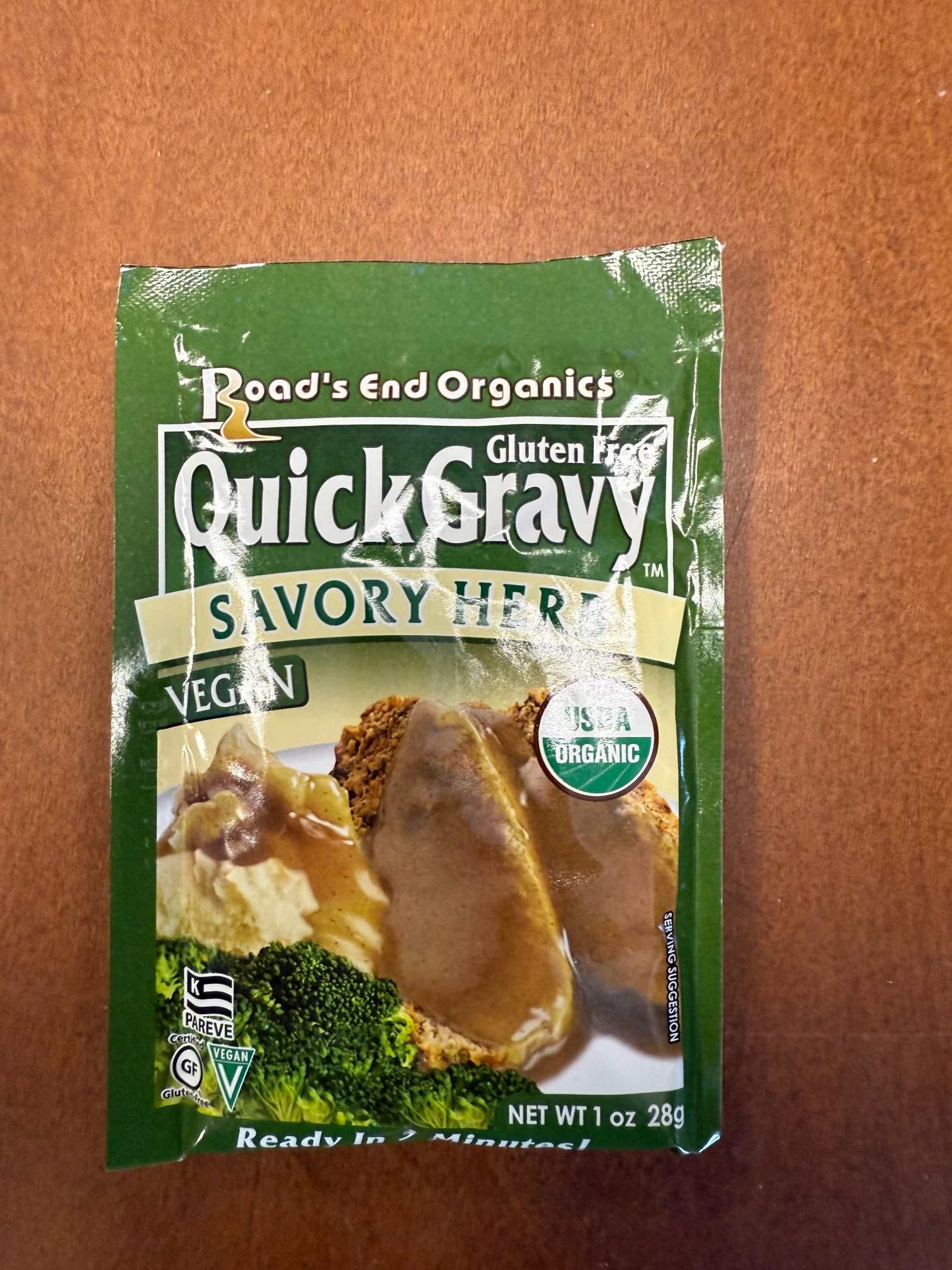 Road’s End Organics Quick Gravy – Savory Herb