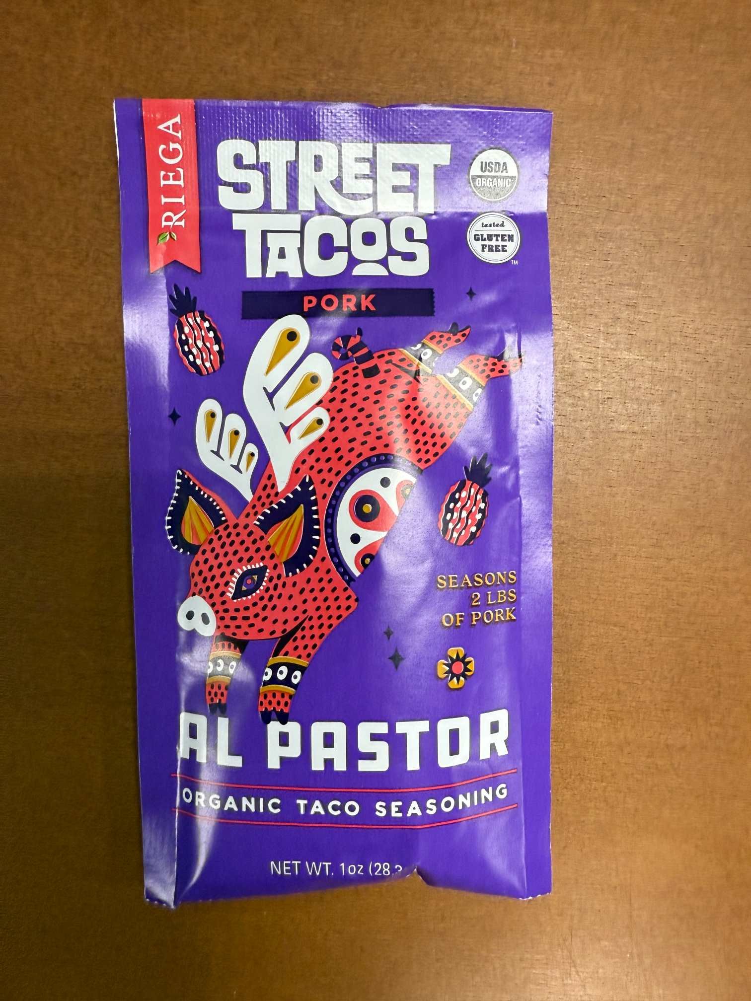 Riega Street Tacos Al Pastor Organic Taco Seasoning