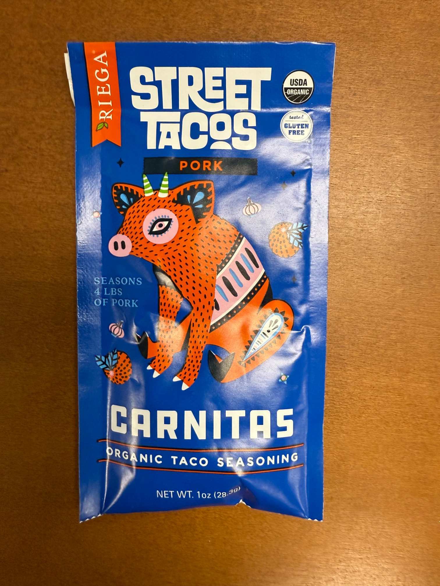 Riega Street Tacos Carnitas Organic Taco Seasoning