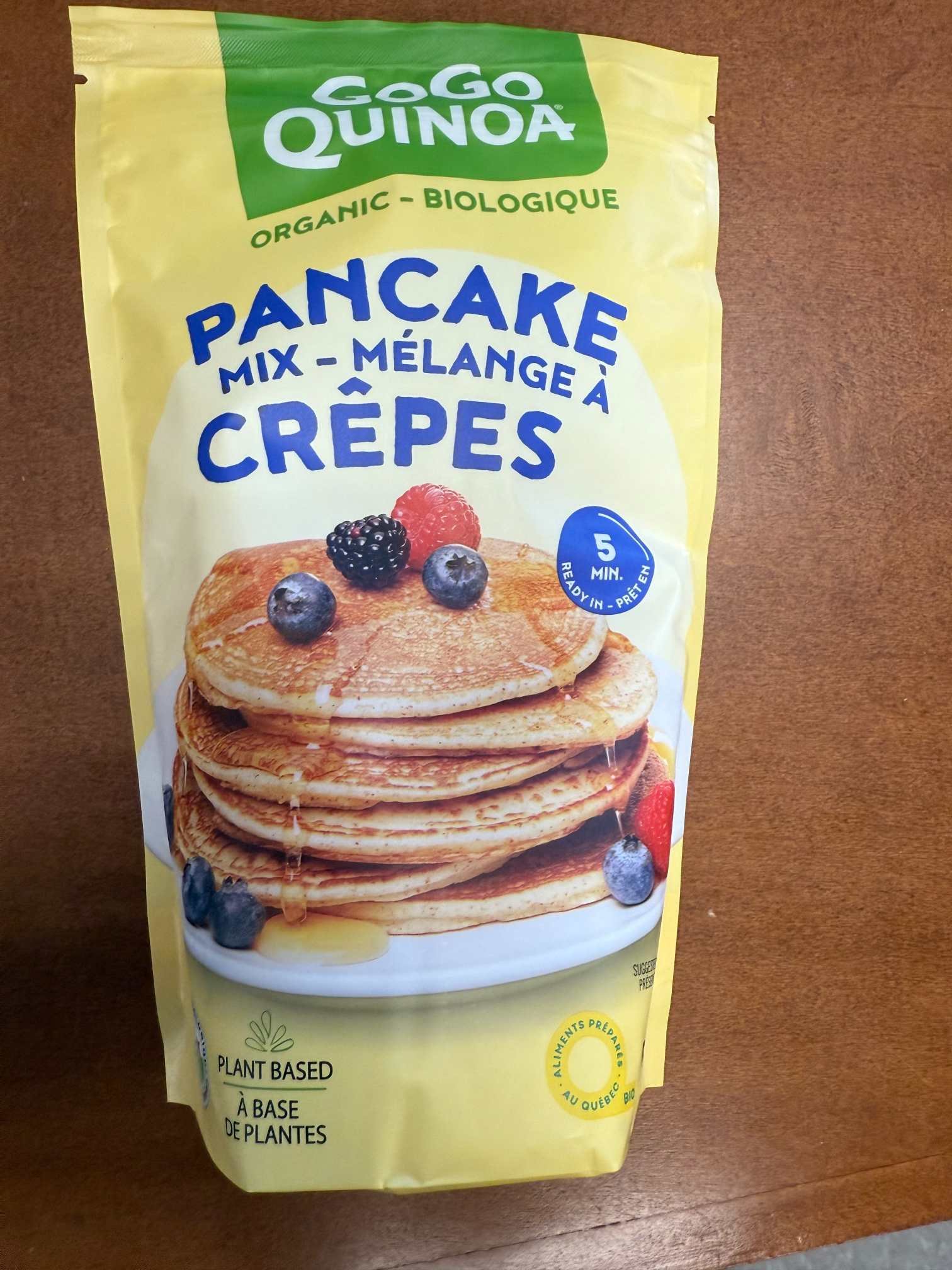 GoGo Quinoa Organic Pancake Mix