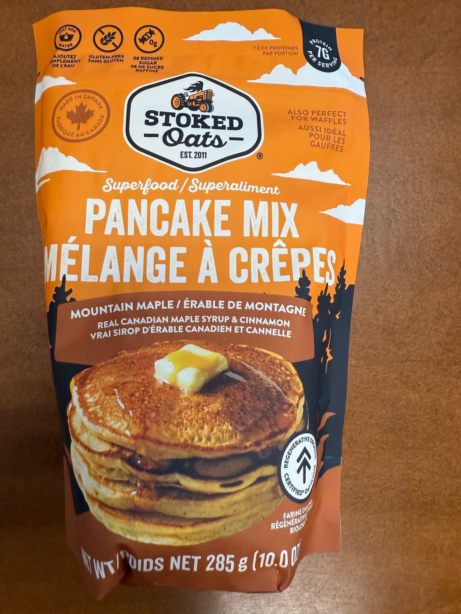 Stoked Oats Superfood Pancake Mix – Mountain Maple