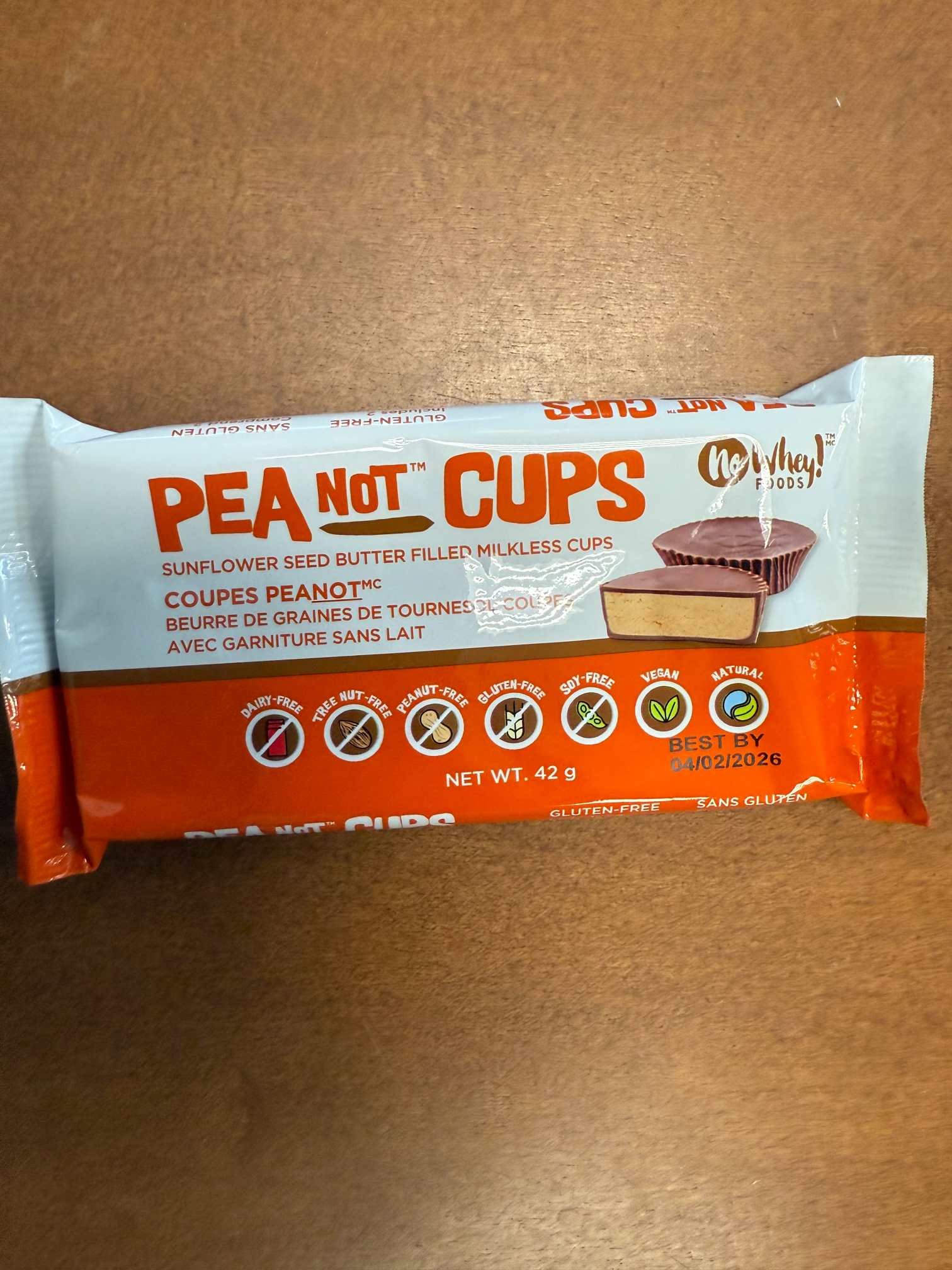 Pea Not Cups by No Whey! Food