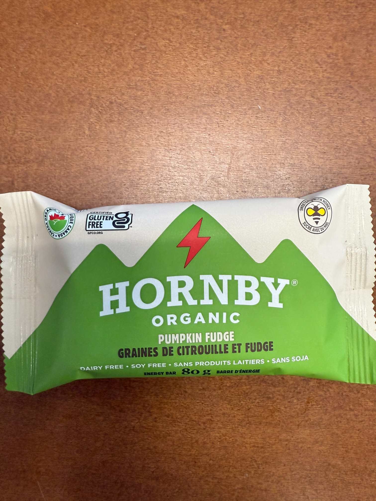 Hornby Organic – Chocolate Chip Peanut Butter Energy Bar
