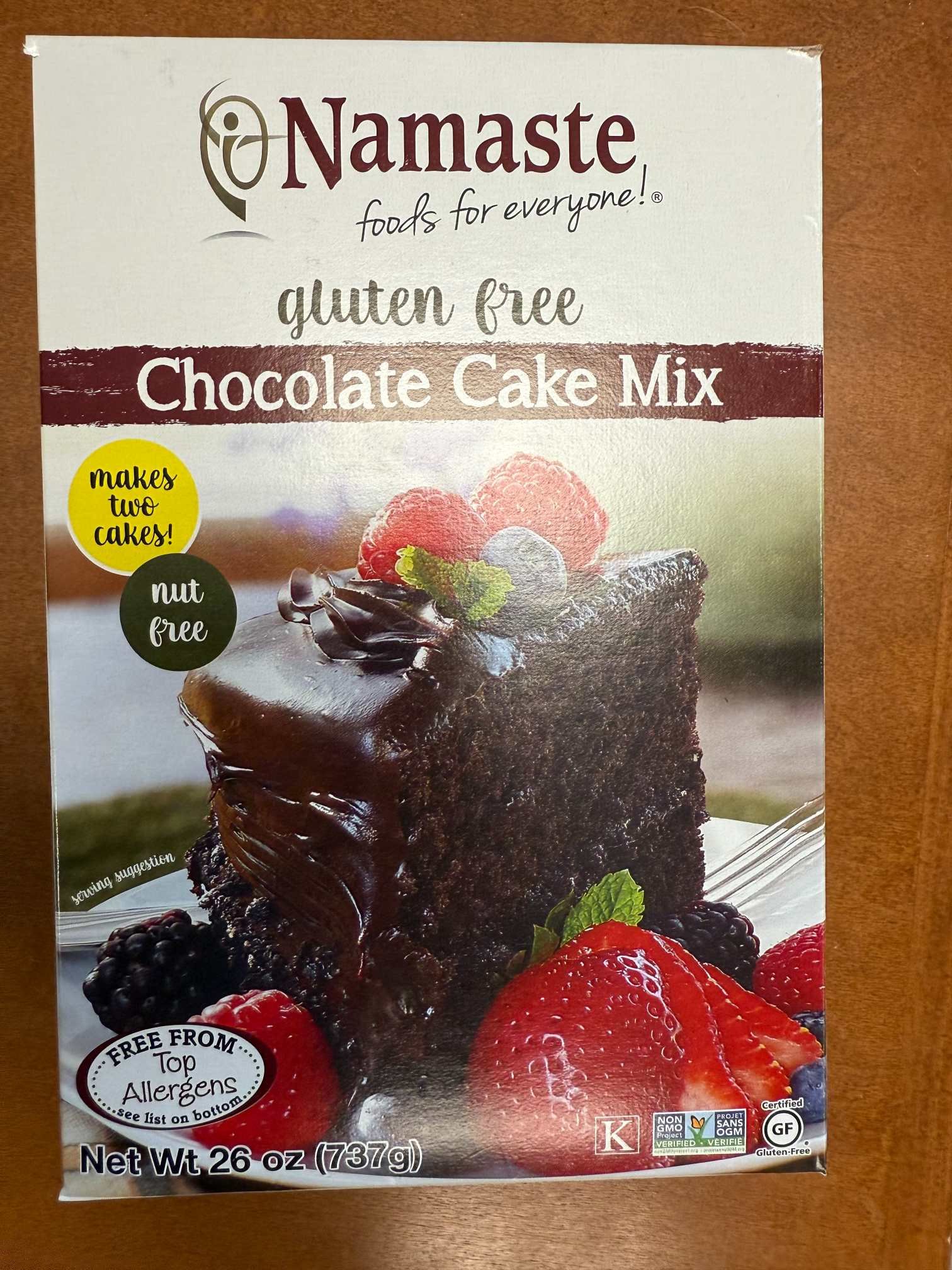 Namaste Foods Gluten Free Chocolate Cake Mix