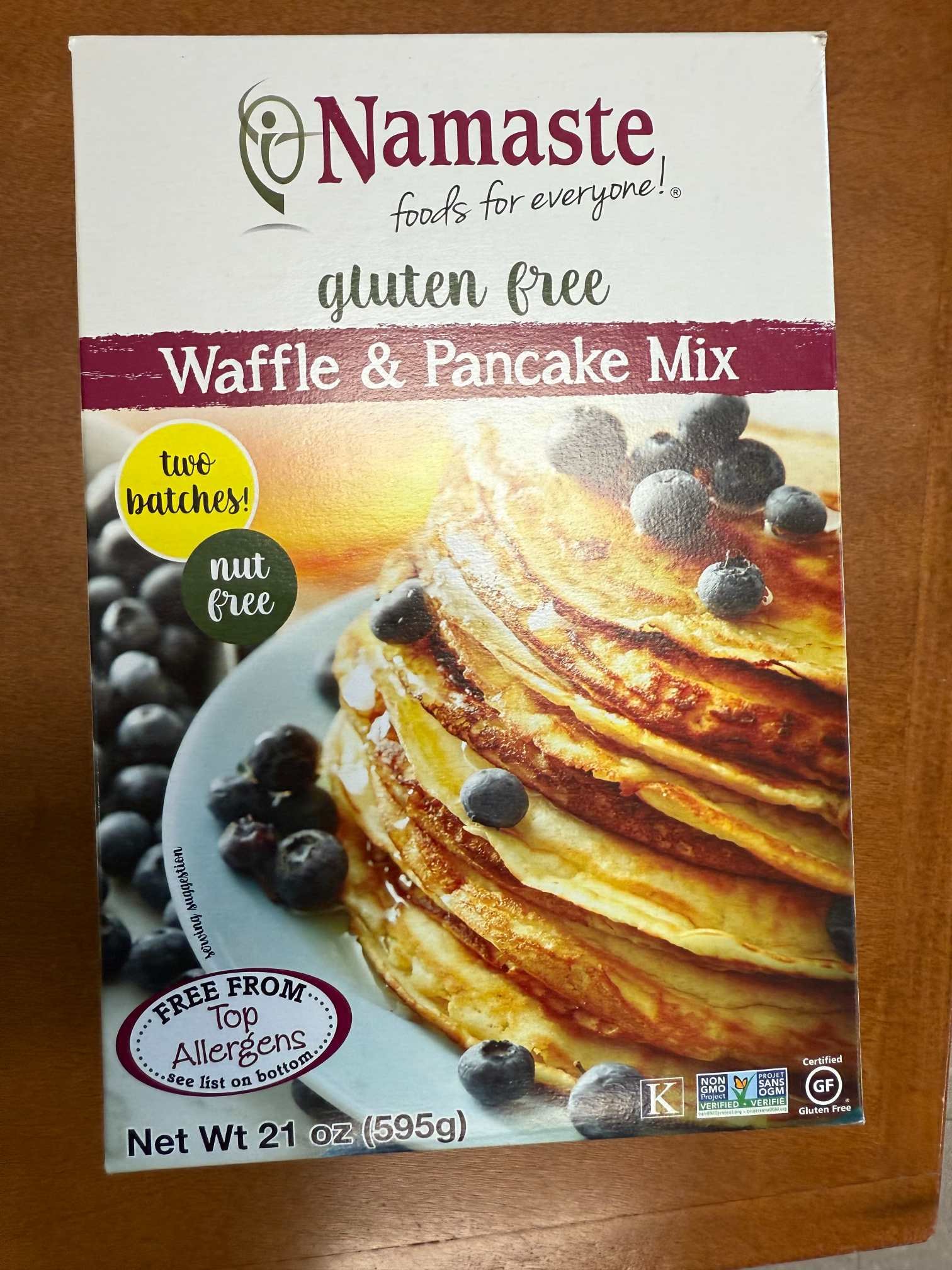 Namaste Foods Gluten Free Waffle & Pancake Mix