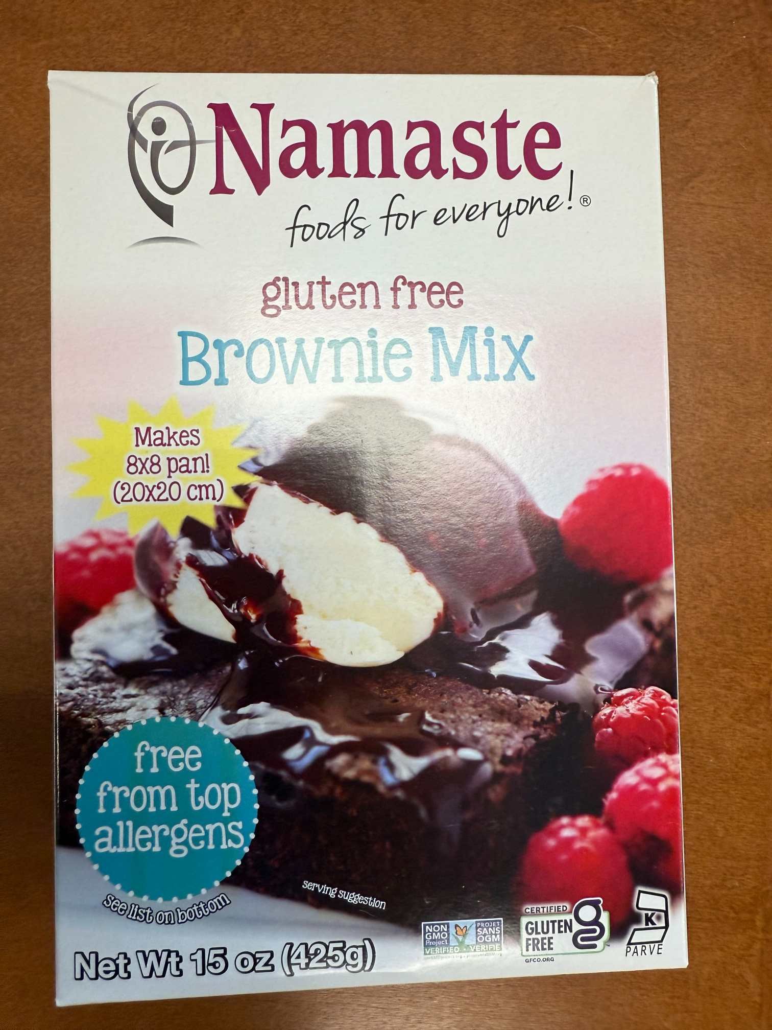 Namaste Foods Gluten Free Brownie Mix