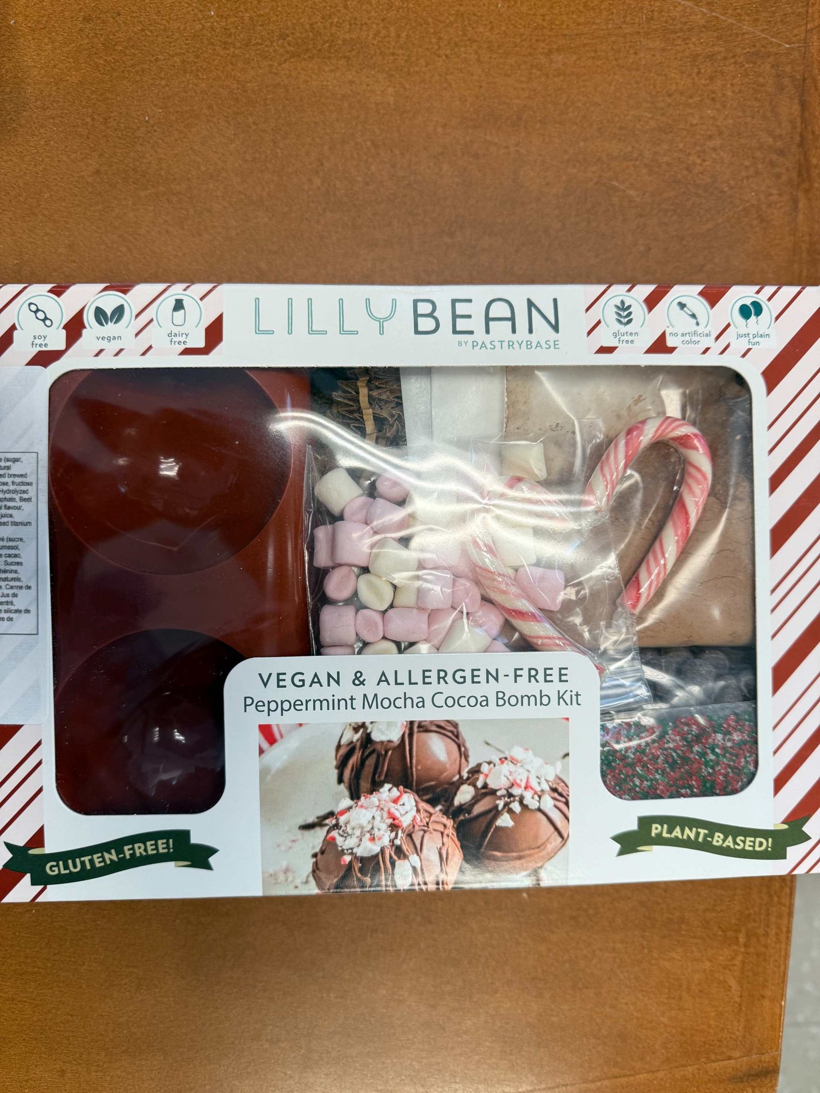 Lilly Bean by PastryBase – Vegan & Allergen-Free Peppermint Mocha Cocoa Bomb Kit