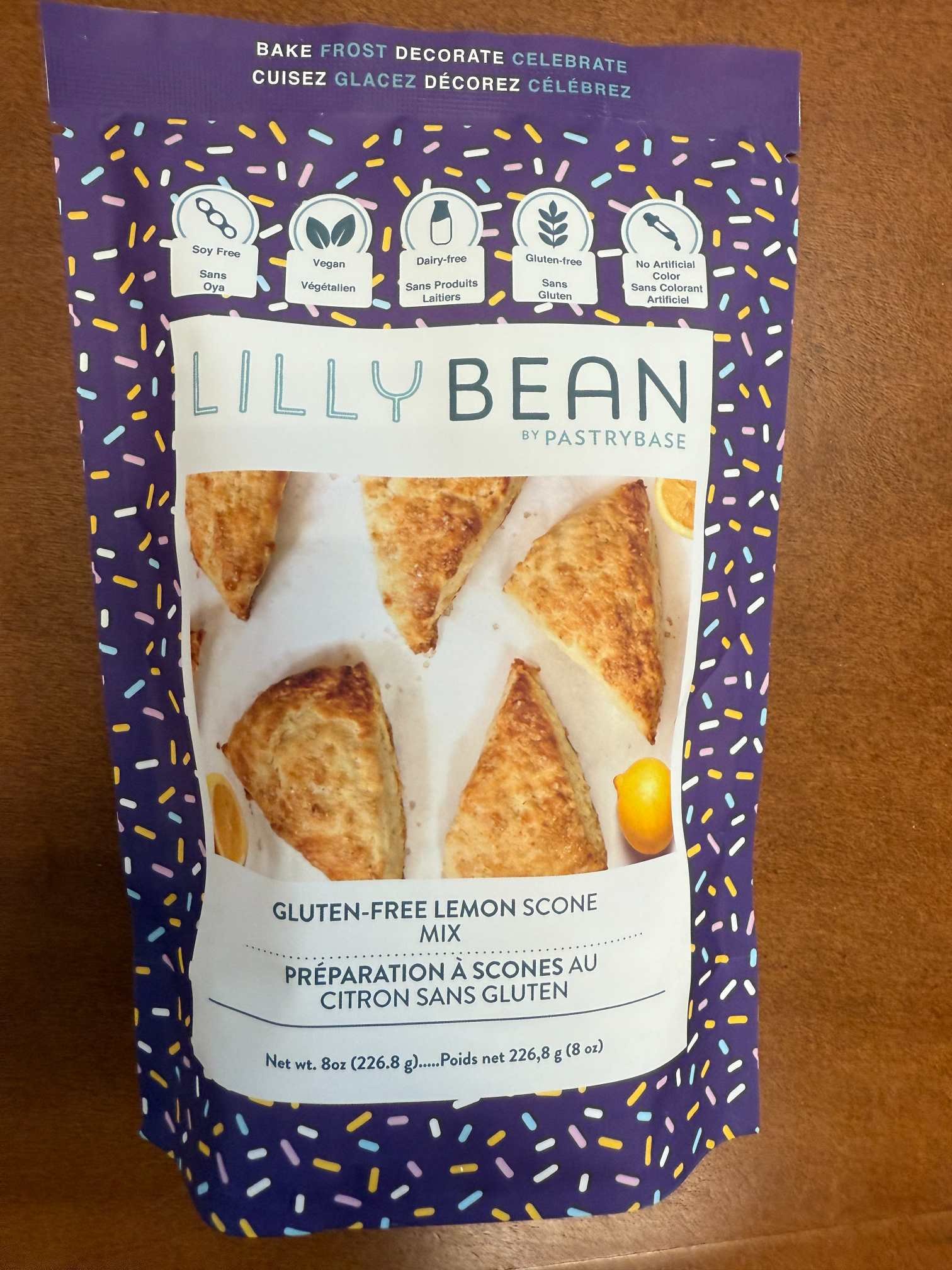 Lilly Bean by PastryBase Gluten-Free Lemon Scone Mix