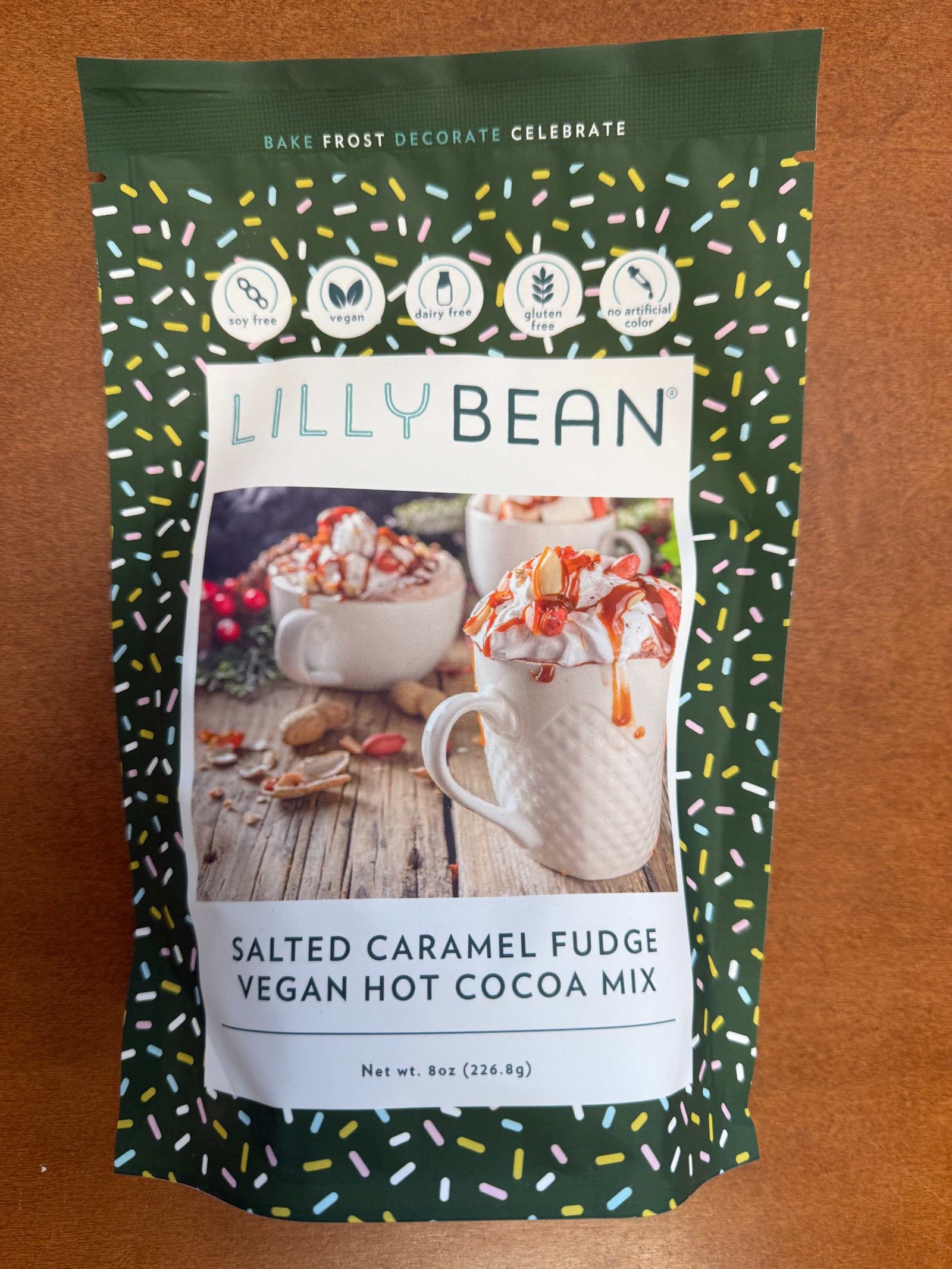 LillyBean Salted Caramel Fudge Vegan Hot Cocoa Mix by PastryBase