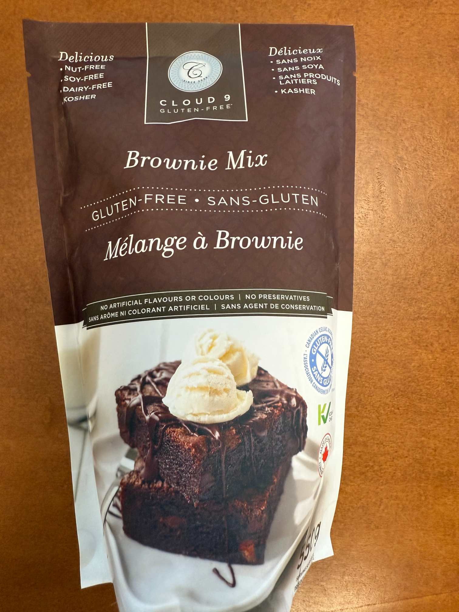 Cloud 9 Gluten-Free Brownie Mix