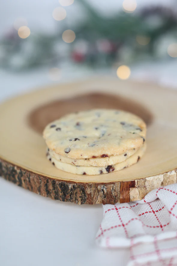 Cranberry, Orange, and Almond Shortbread (6pack)