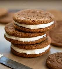 Gingerbread Cookie Sandwiches