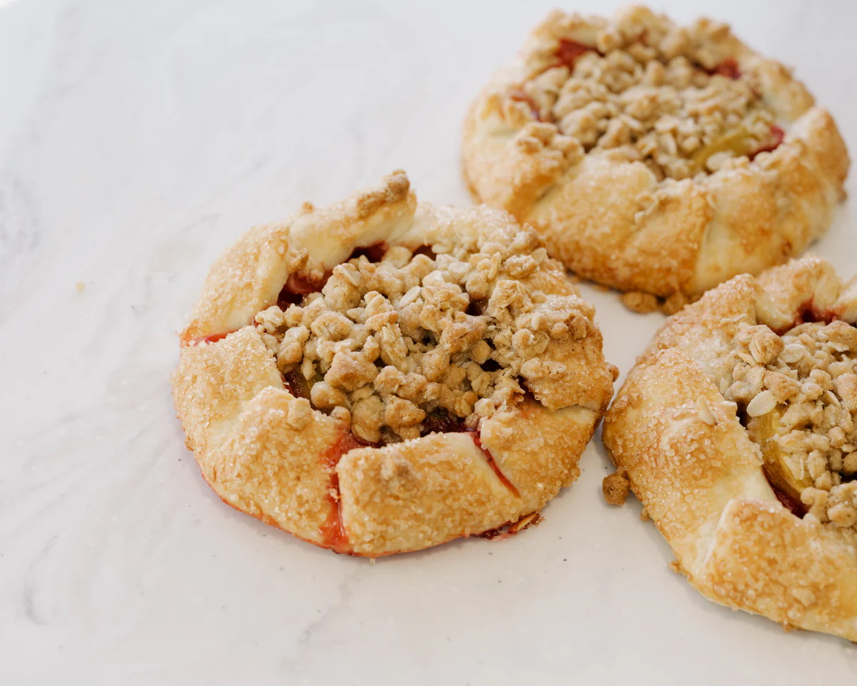Cranberry Peach Galette